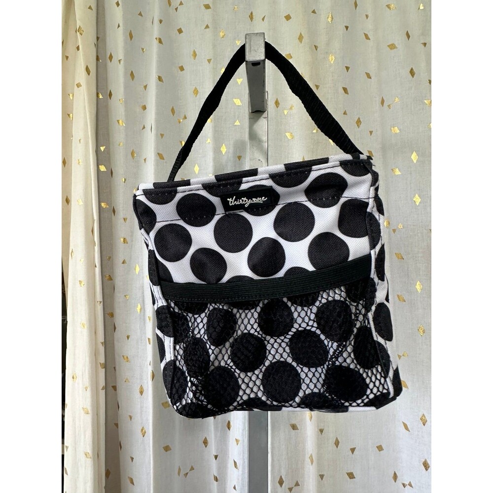 Thirty One Littles Carry All Caddy Storage Open Container Spotty Dot Retired - Picture 2 of 7